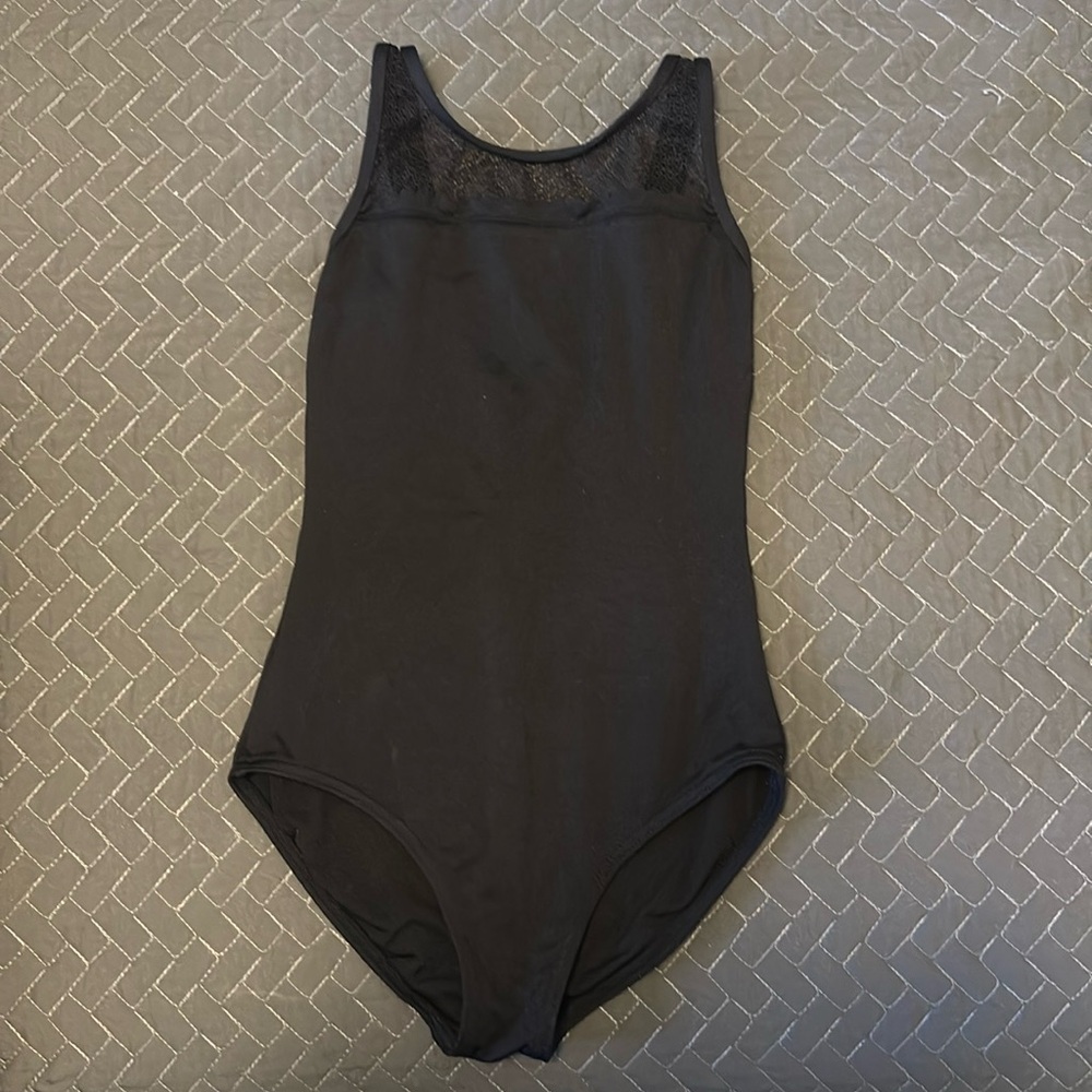 Capezio black leotard, size medium